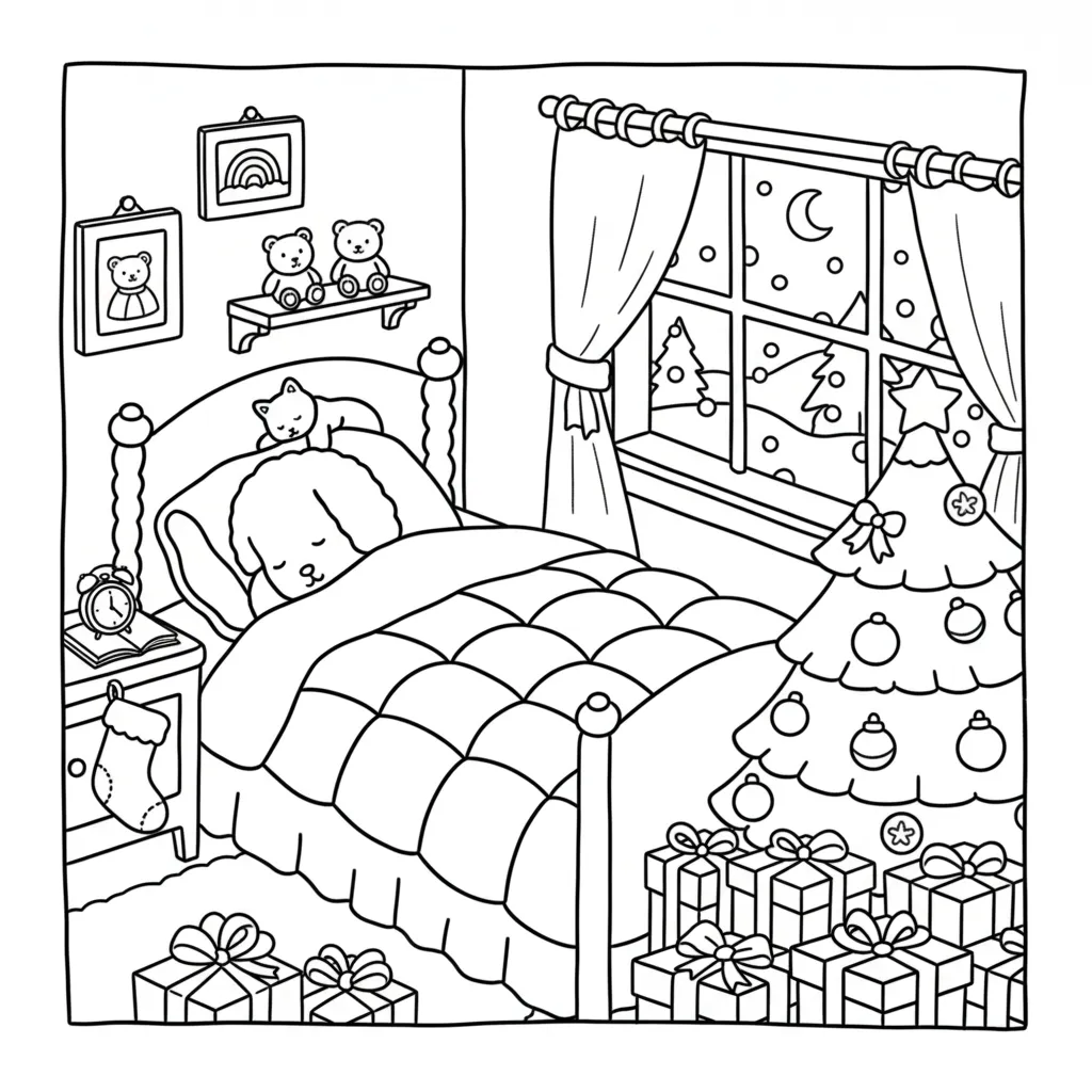 Bobbie Goods De Navidad para colorear para niño de para imprimir