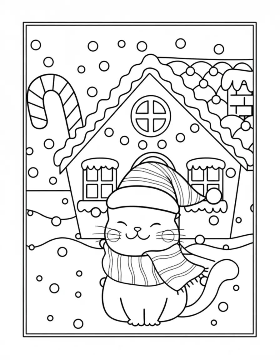 Bobbie Goods De Navidad para colorear y recortar