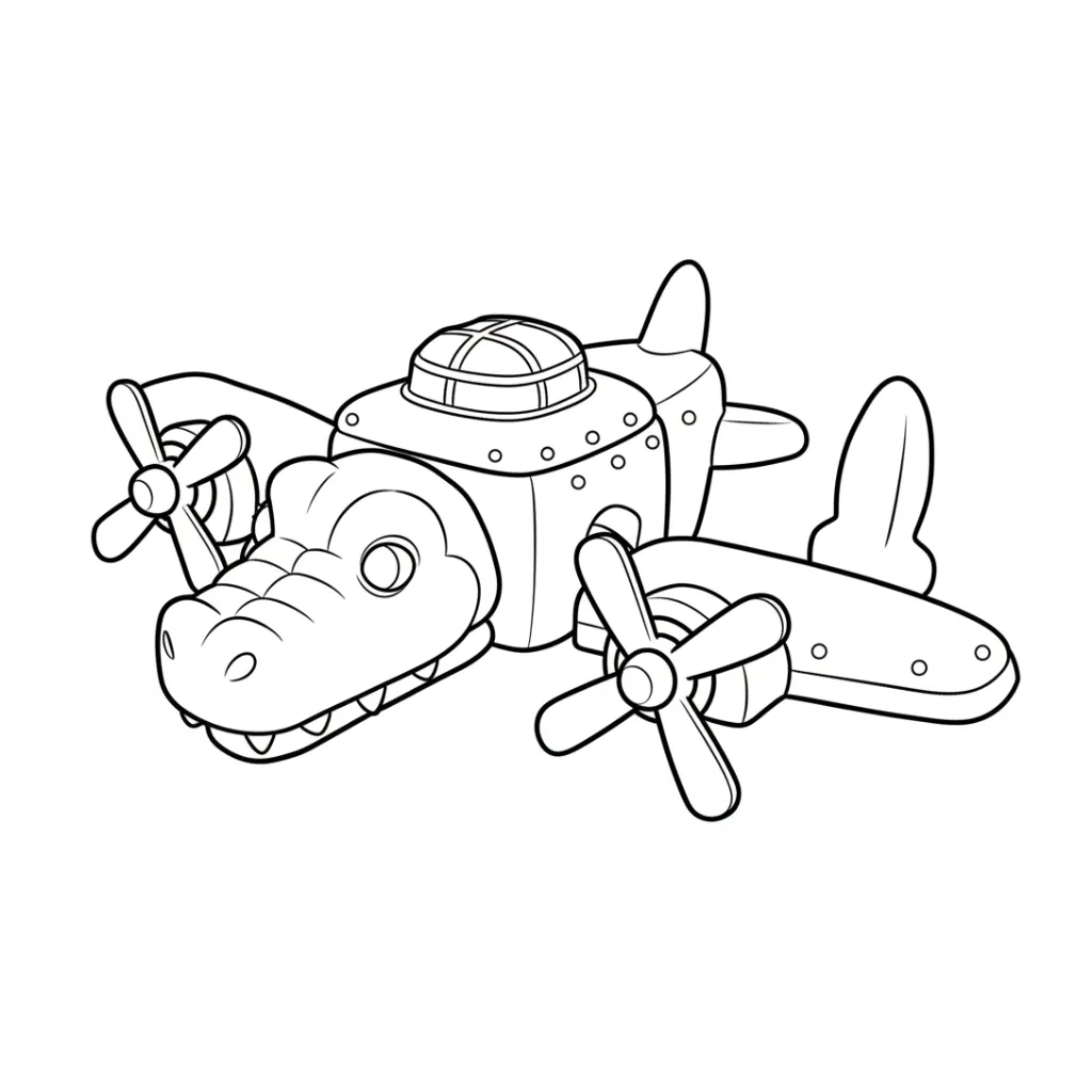 Bombardino Coccodrillo 12 para colorear gratis