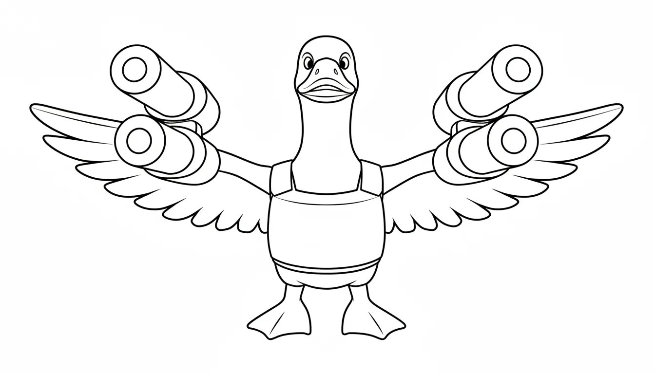 Bombombini Gusini para colorear de para niños