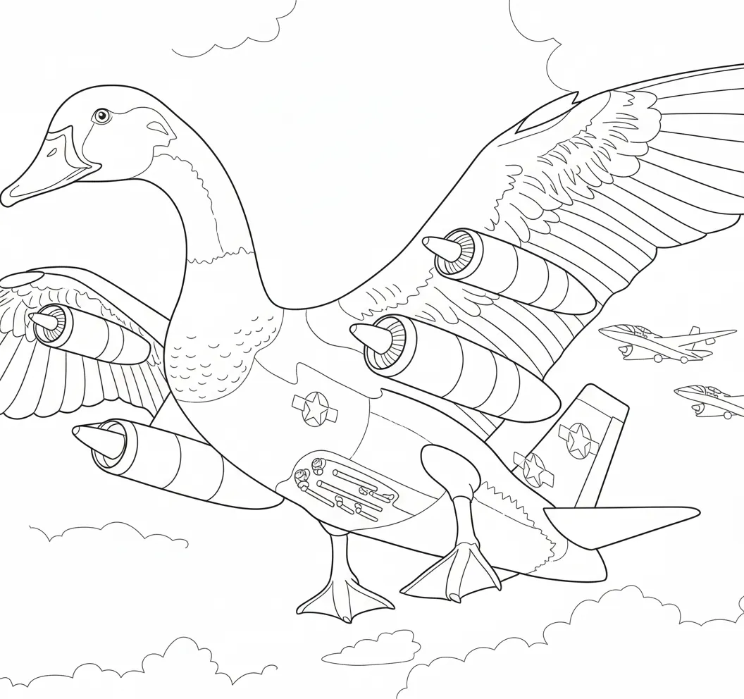 Bombombini Gusini para colorear para primaria