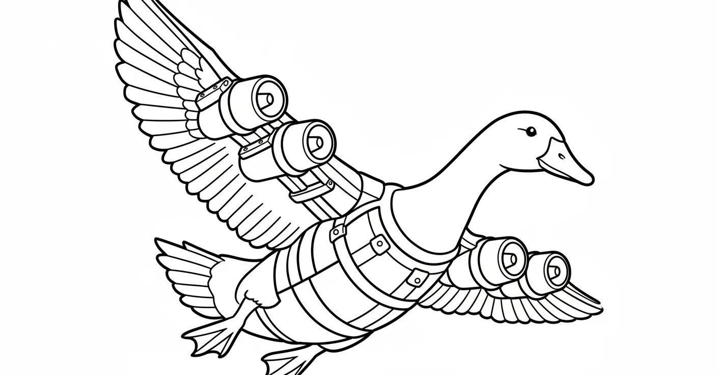 Bombombini Gusini para colorear para niños para imprimir