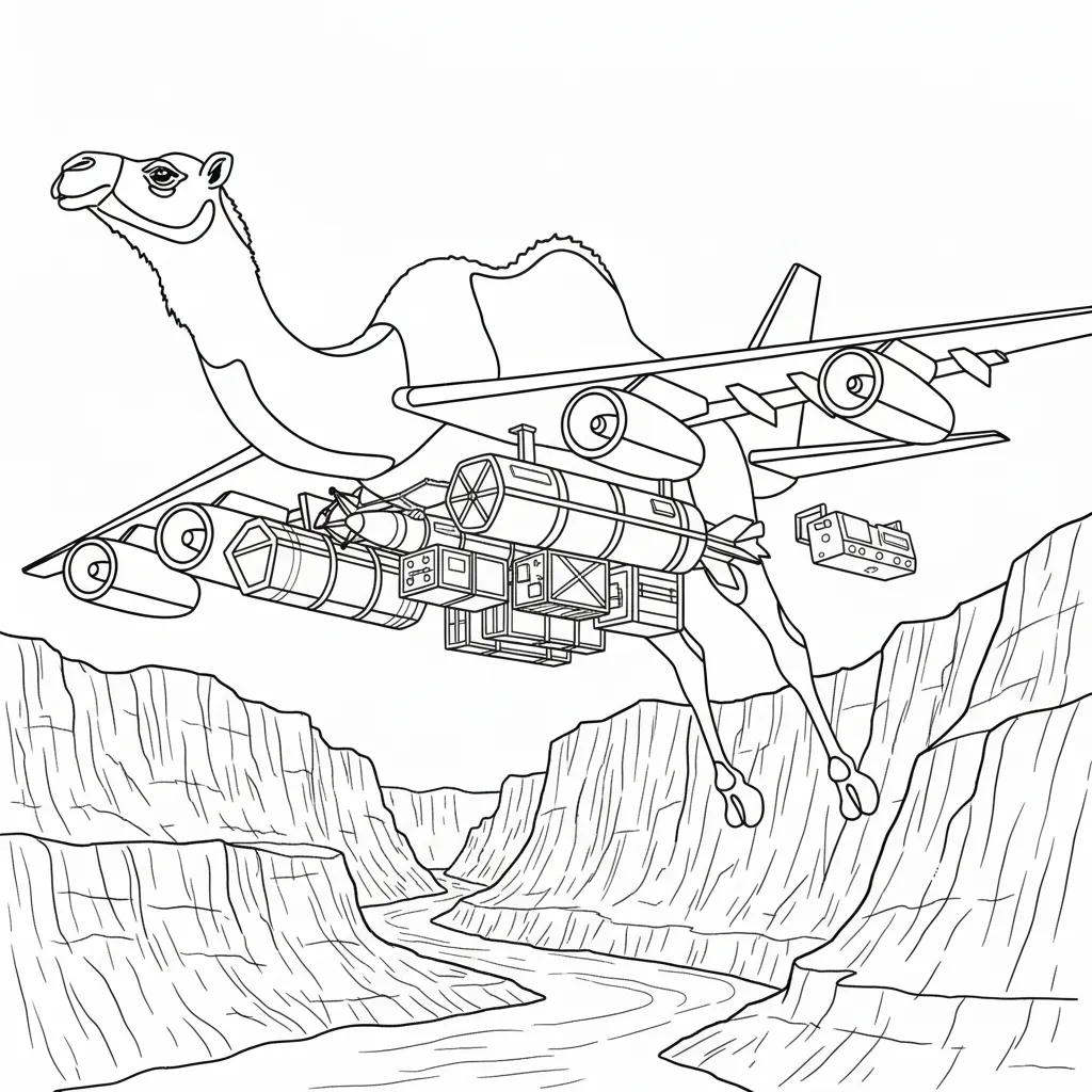 Bombordino Jamalino para colorear para niño de 5 años