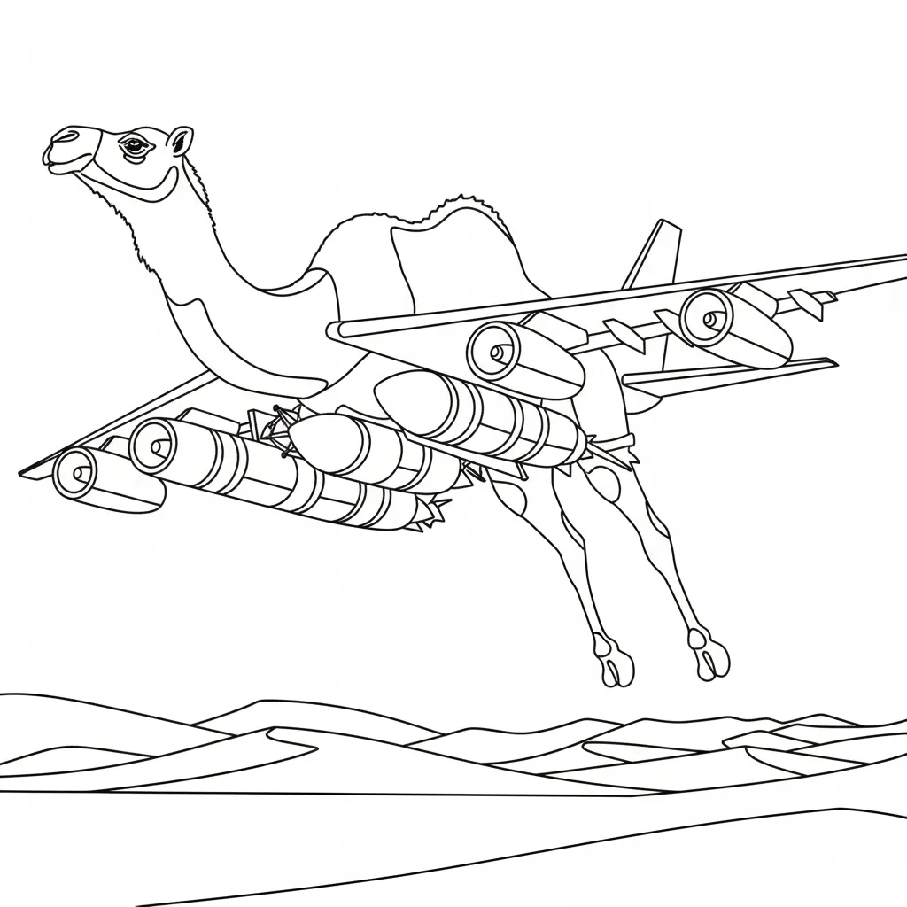 Bombordino Jamalino para colorear y recortar para imprimir gratis