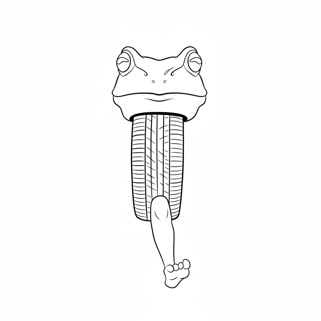 Boneca Ambalabu3 para colorear para imprimir pdf gratis