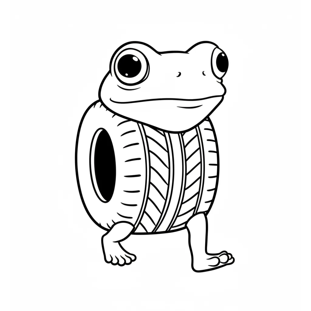 Boneca Ambalabu7 para colorear para niño de 5 años