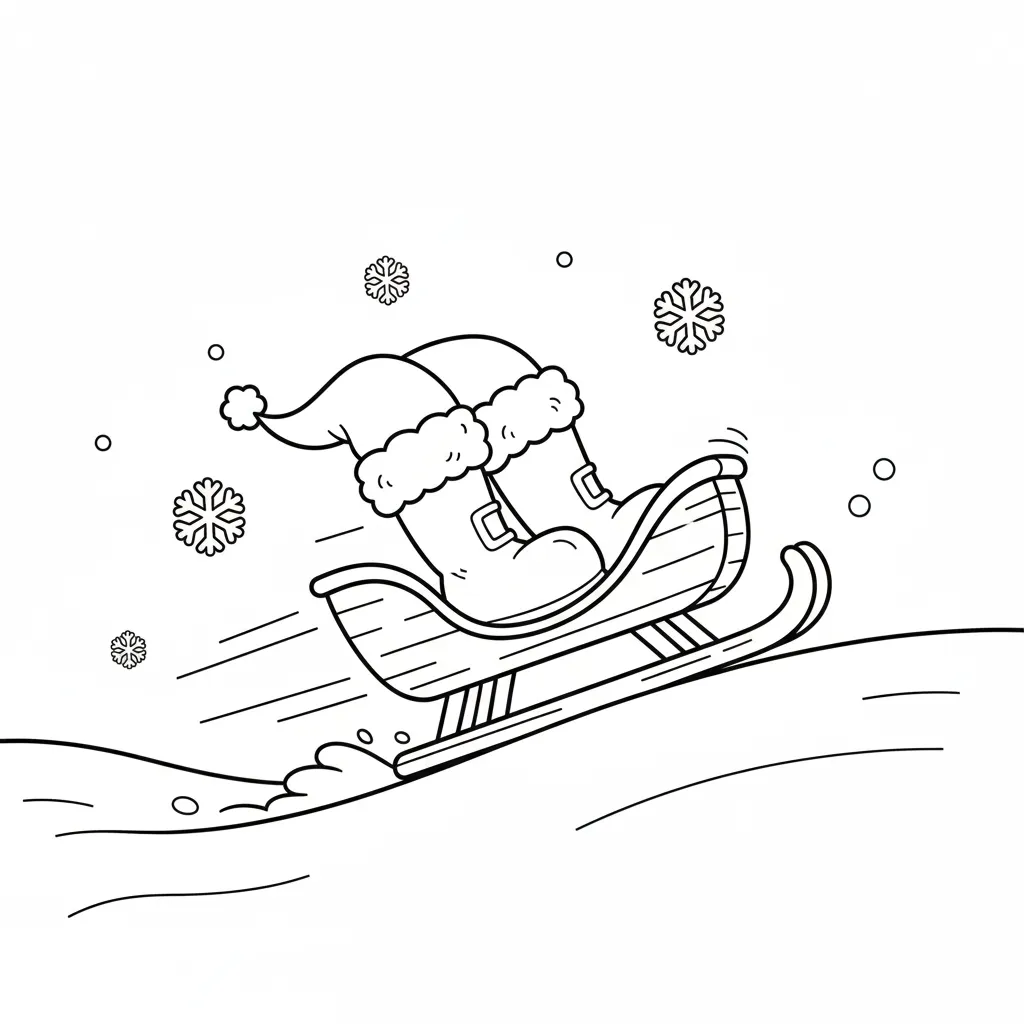 Botas Navideñas 12 para colorear gratis