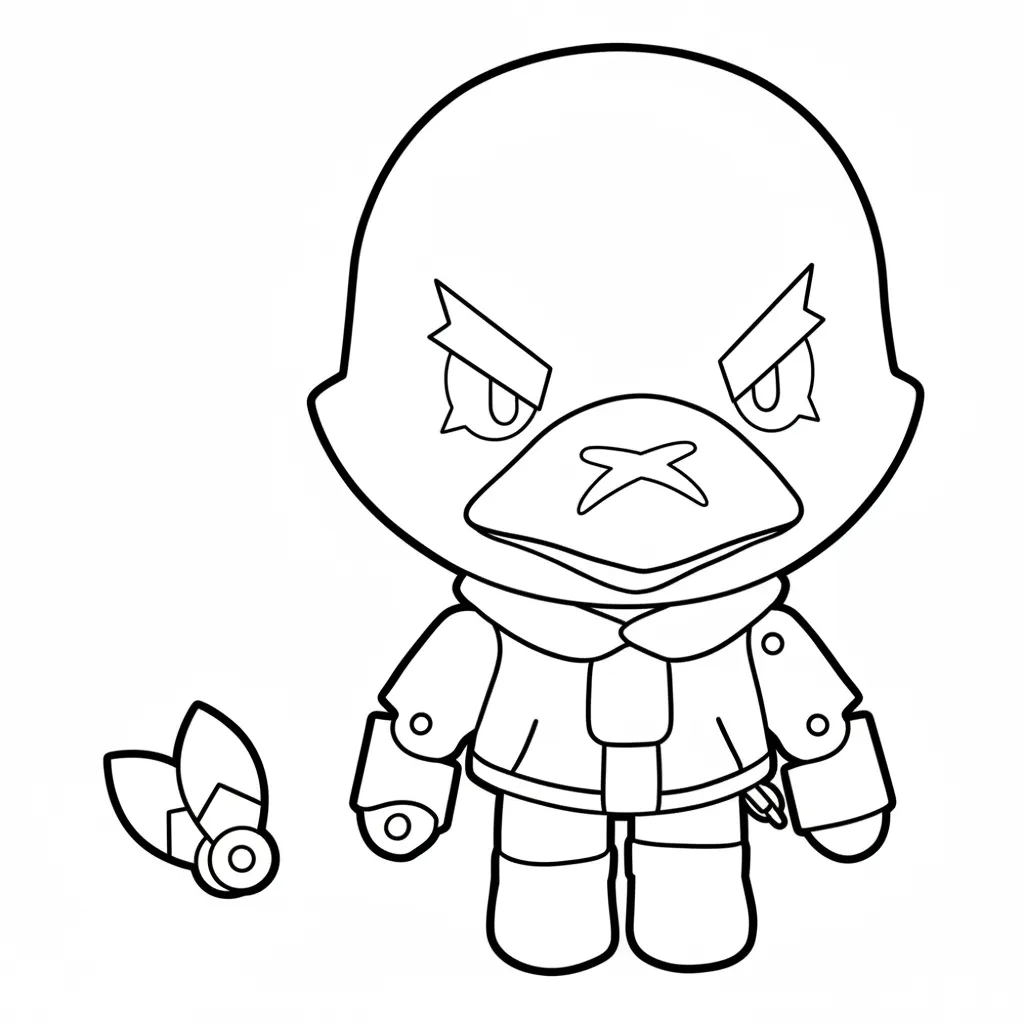 Brawl Stars para colorear para imprimir 1