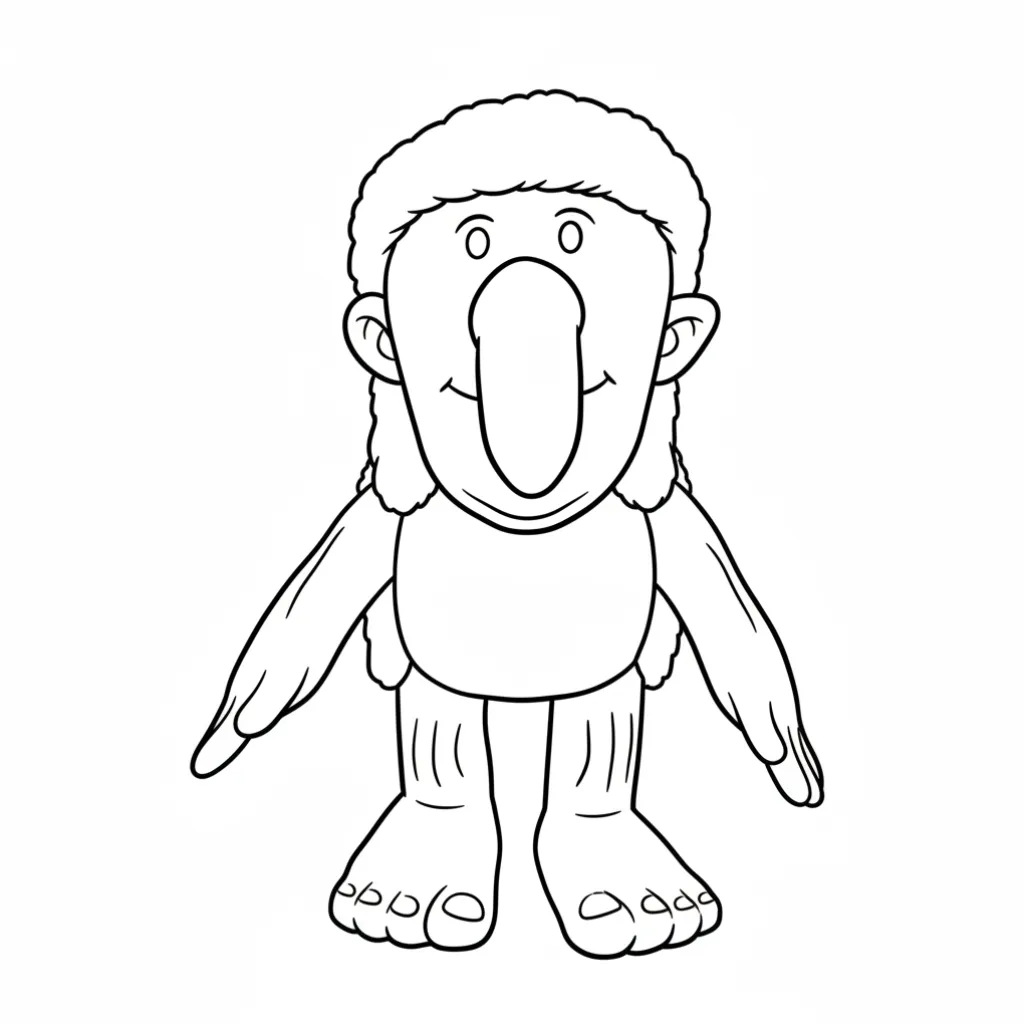 Brr Brr Patapim1 para colorear gratis para niños