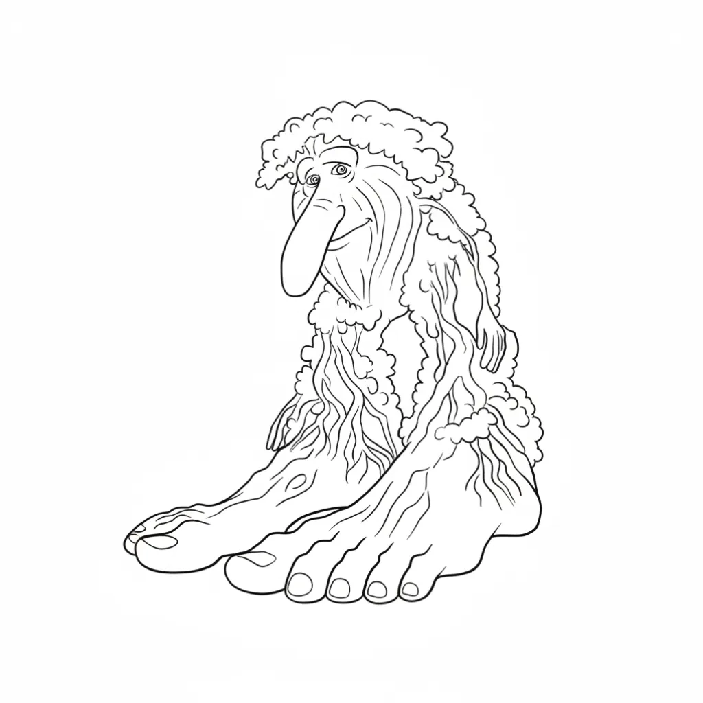 Brr Brr Patapim12 para colorear para bebé para imprimir