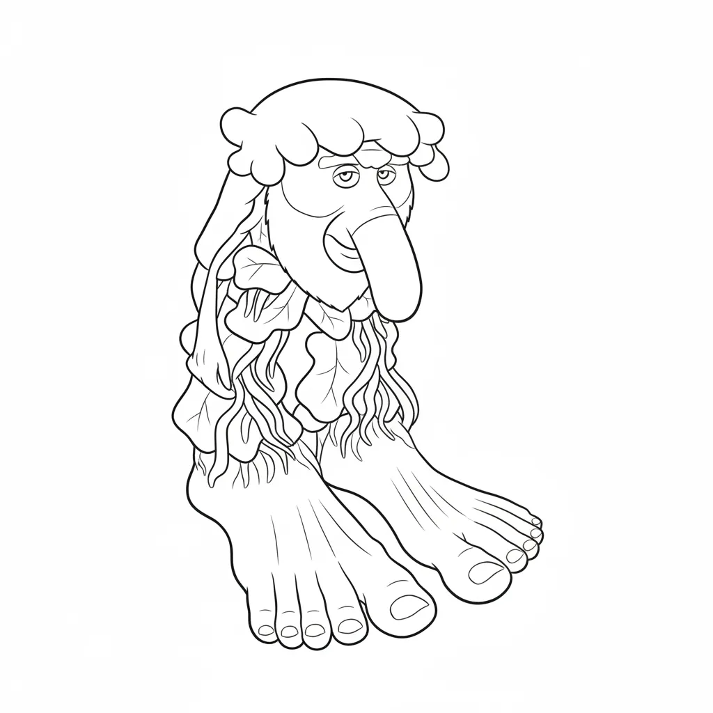 Brr Brr Patapim4 para colorear de para niños