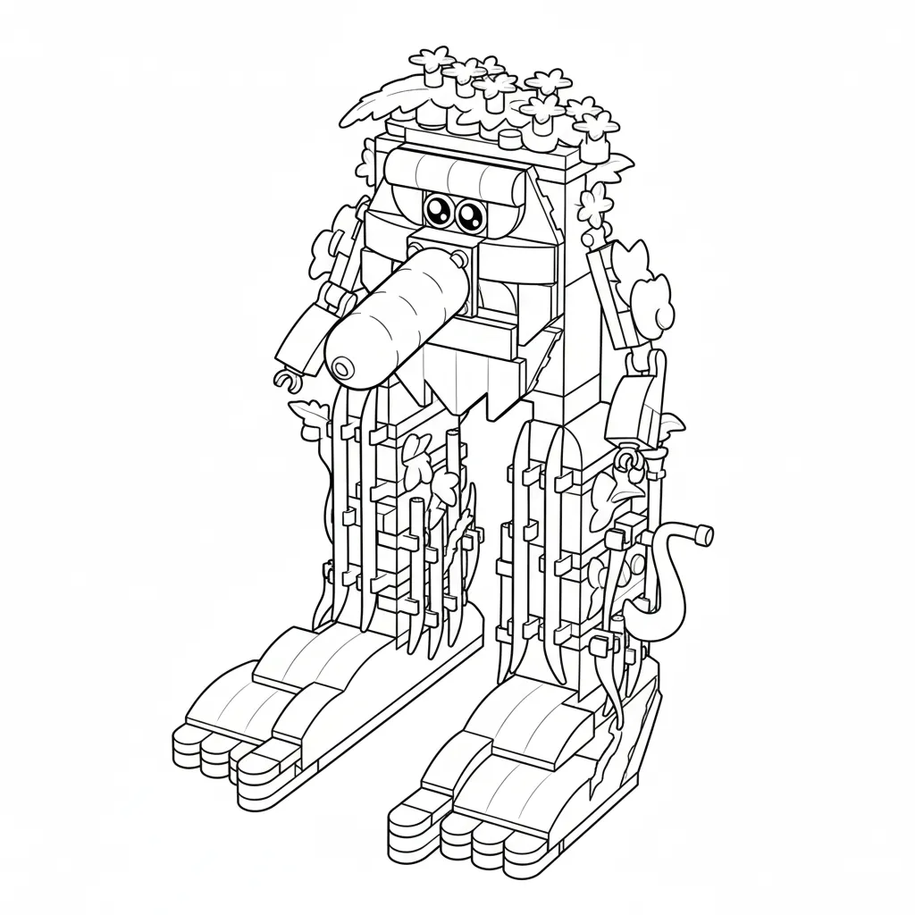 Brr Brr Patapim8 para colorear para imprimir para niño de 9 años