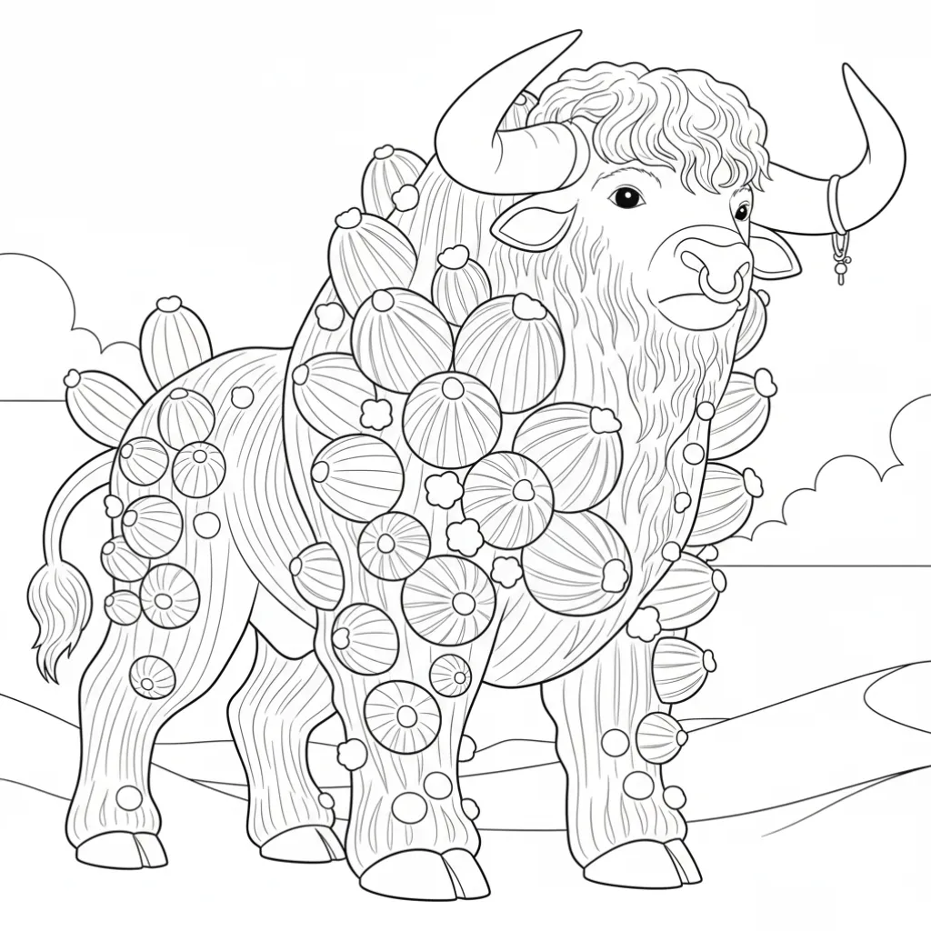 Bulliccinni Bananini 10 para colorear para niño de 8 años