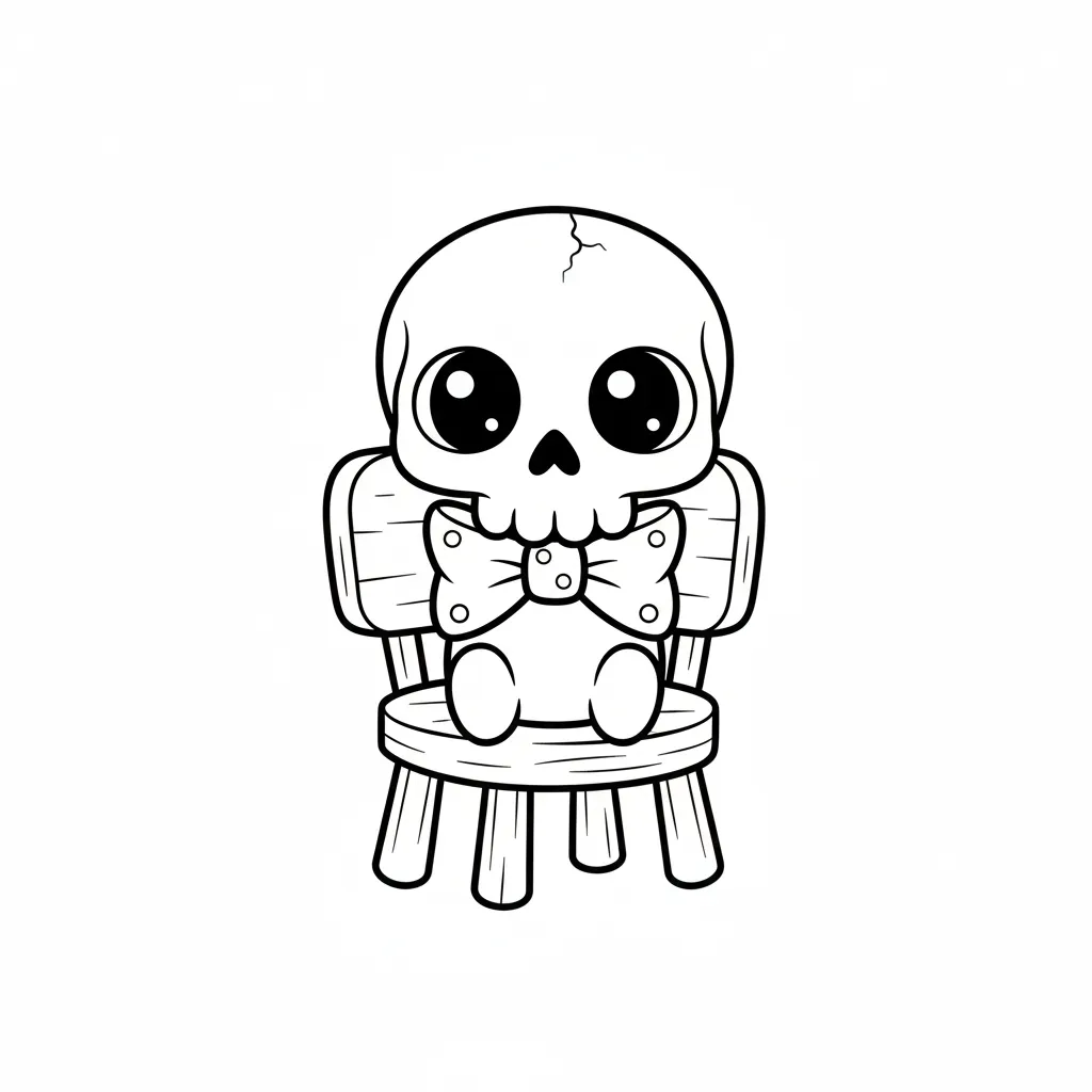 Calavera 9 para colorear gratis