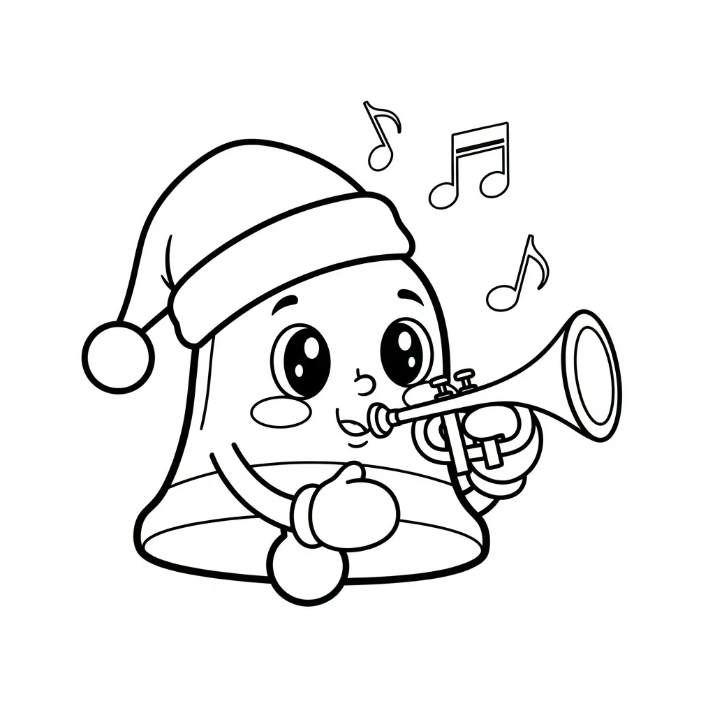 Campana para colorear para imprimir para niño de 8 años