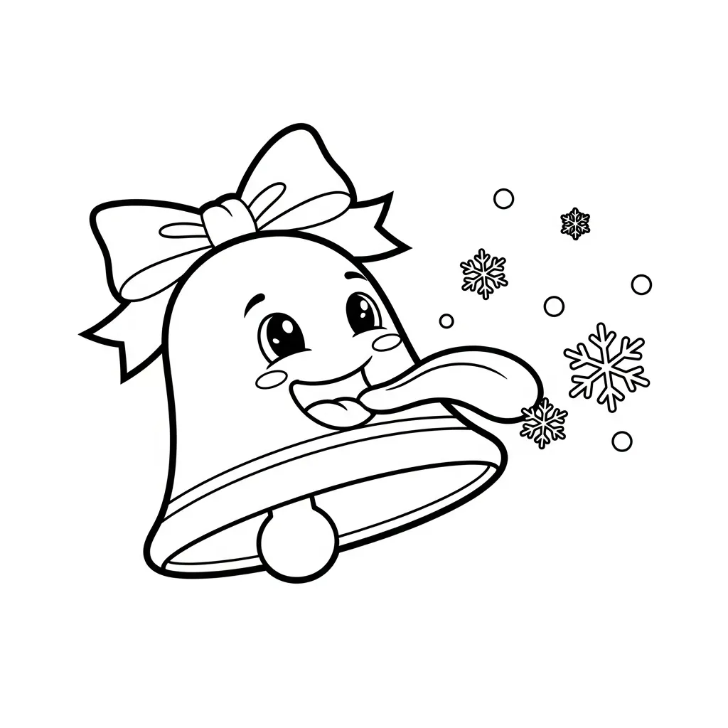 Campana para colorear en línea para niño