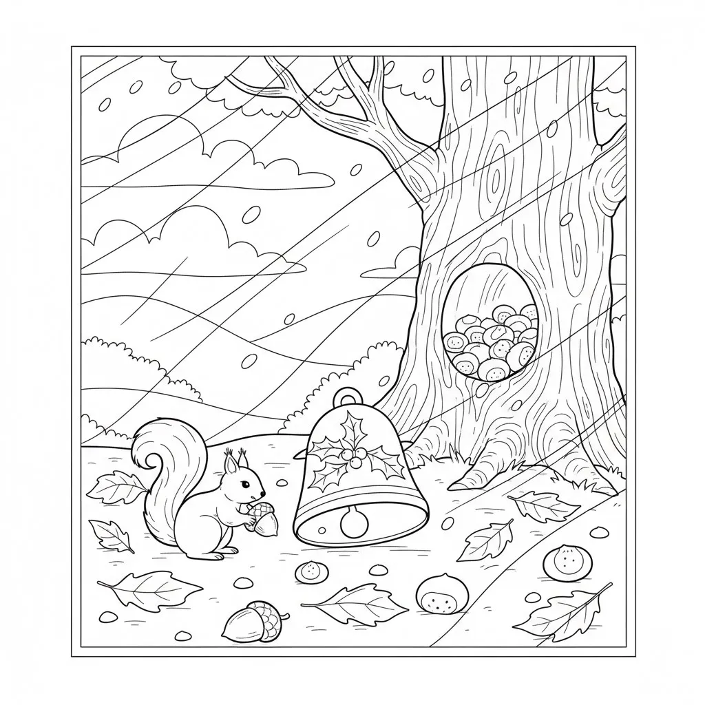 Campana para colorear en línea