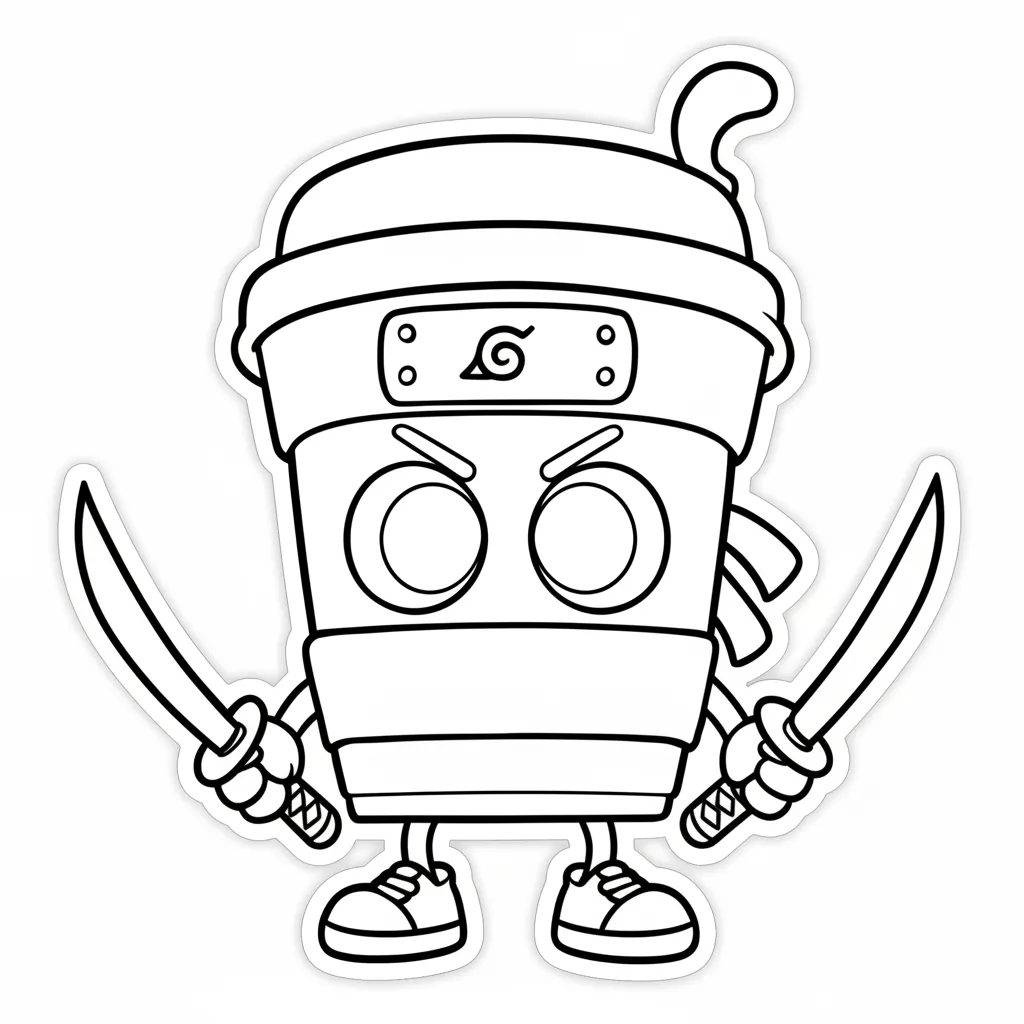 Cappuccino Assassino para colorear para imprimir gratis pdf