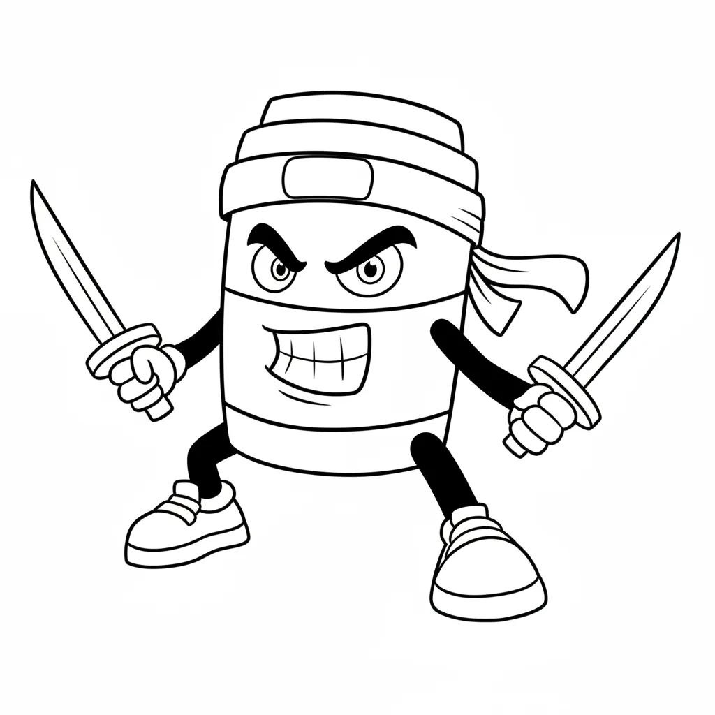 Cappuccino Assassino para colorear y dibujo para imprimir