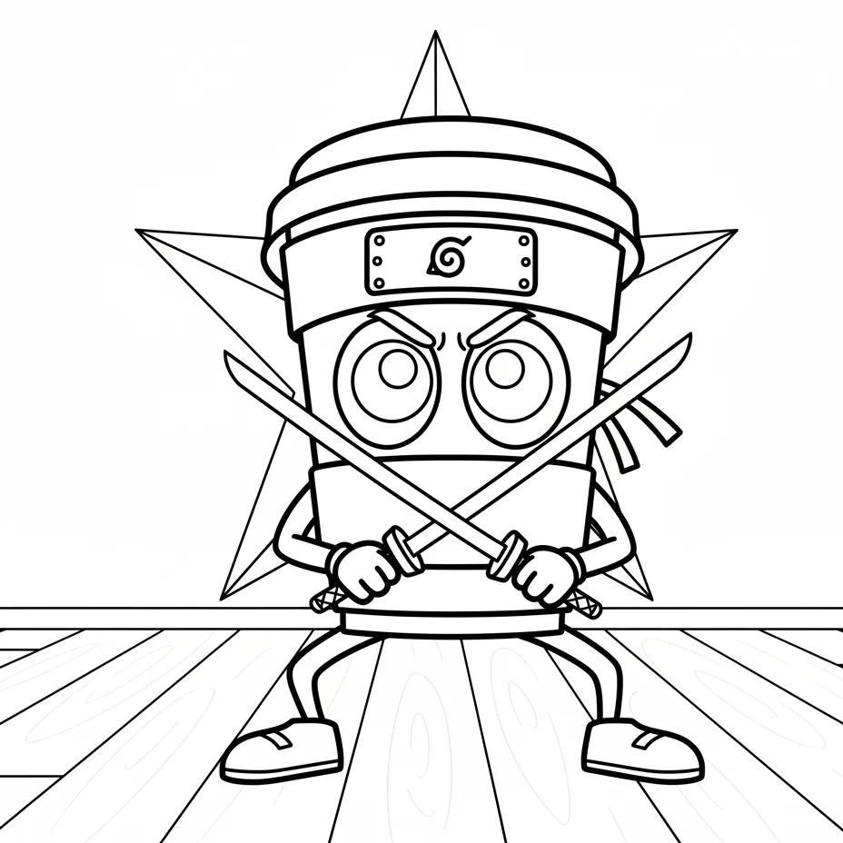 Cappuccino Assassino para colorear gratis para imprimir