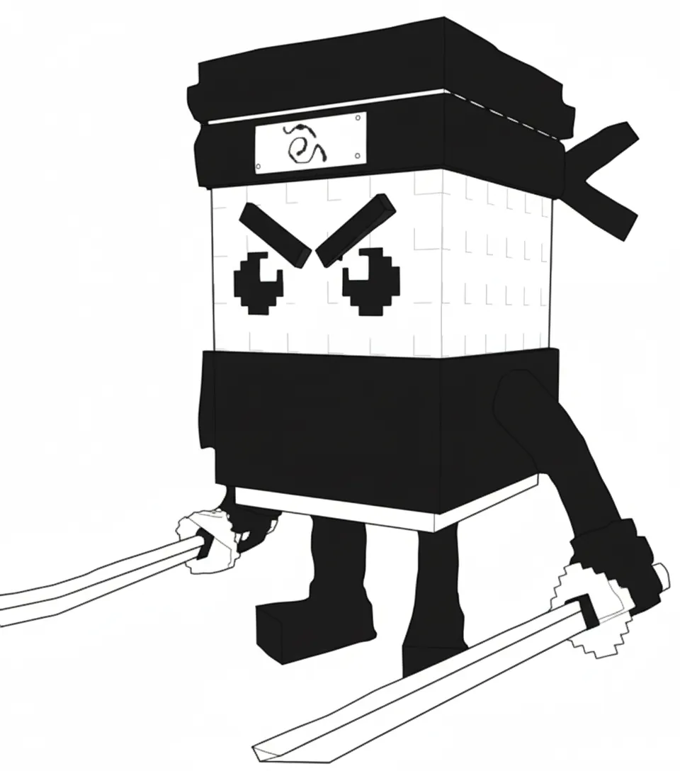 Cappuccino Assassino para colorear para imprimir para niño de 10 años