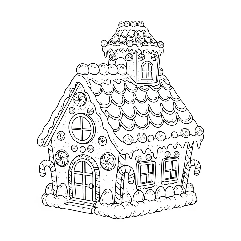 Casas para colorear para imprimir pdf gratis