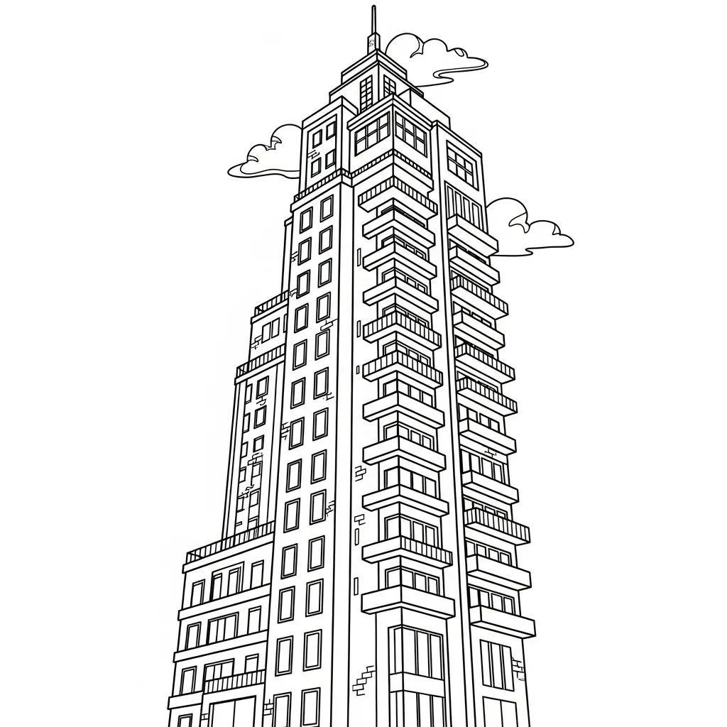 Casas para colorear para imprimir para niño de 9 años