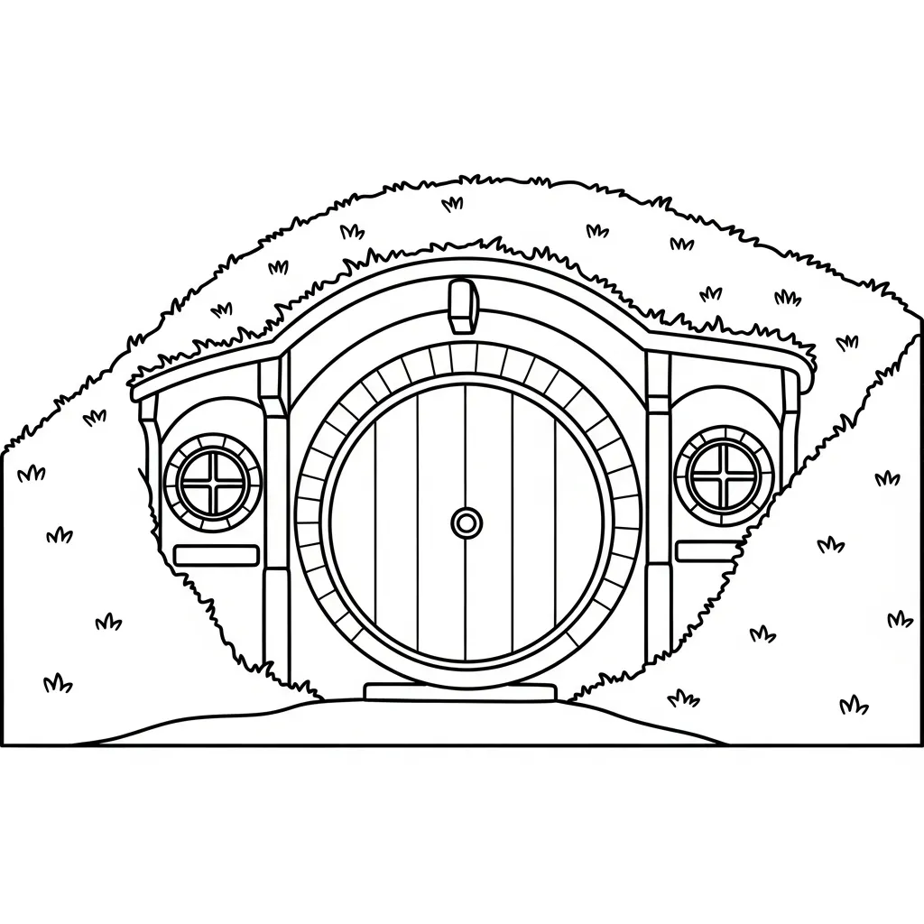 descargar Casas para colorear gratis