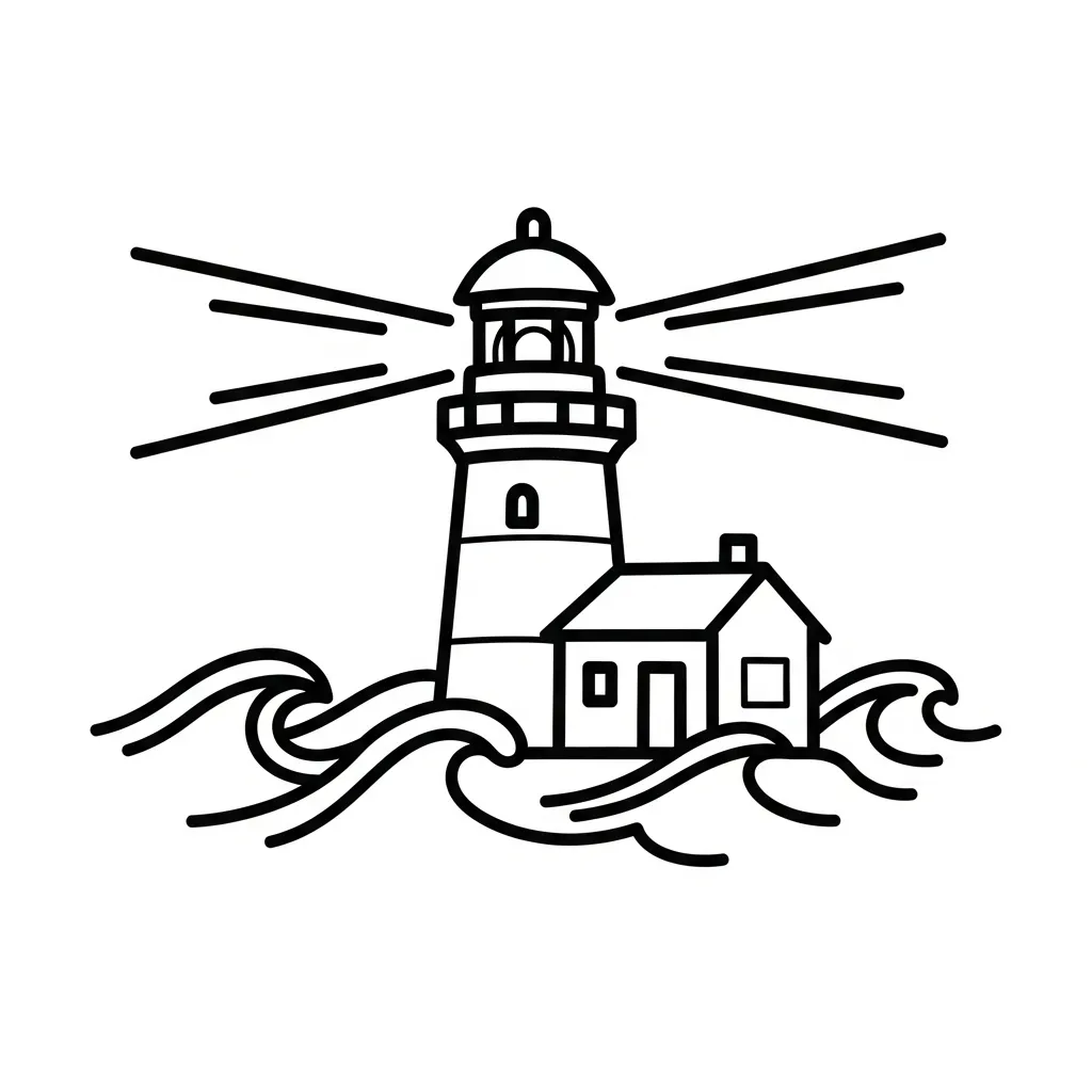 Casas para colorear para niños para imprimir gratis