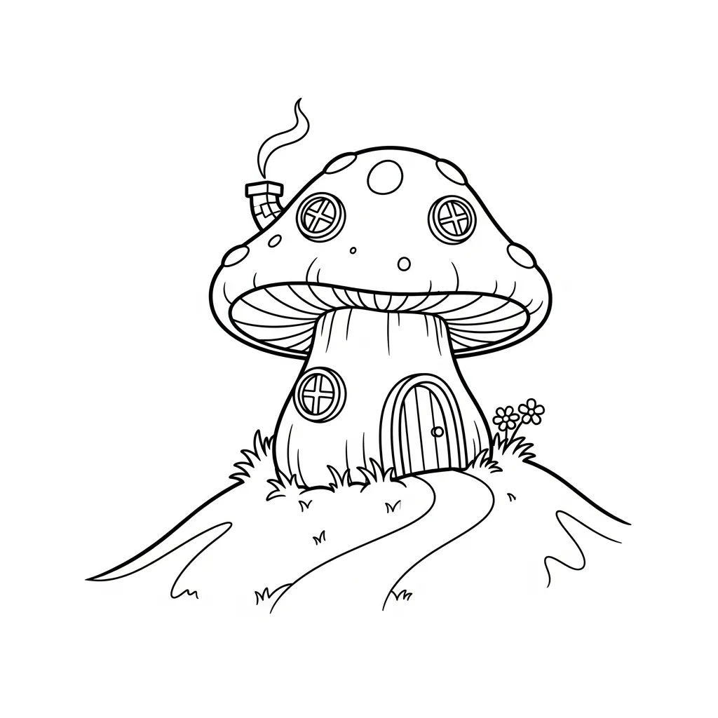 Casas para colorear gratis