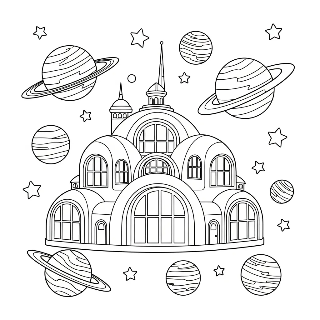 Casas para colorear para imprimir para niño de 3 años