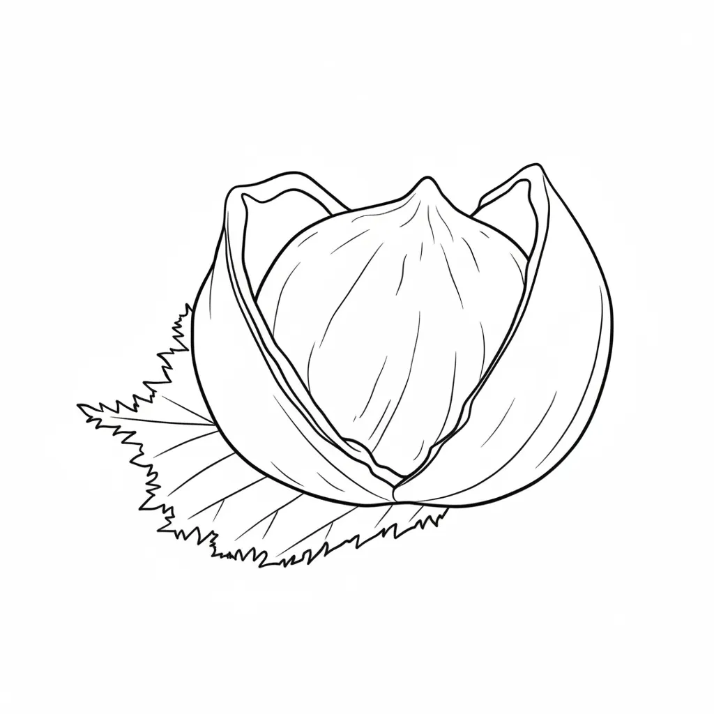 Castañas14 para colorear y recortar para imprimir