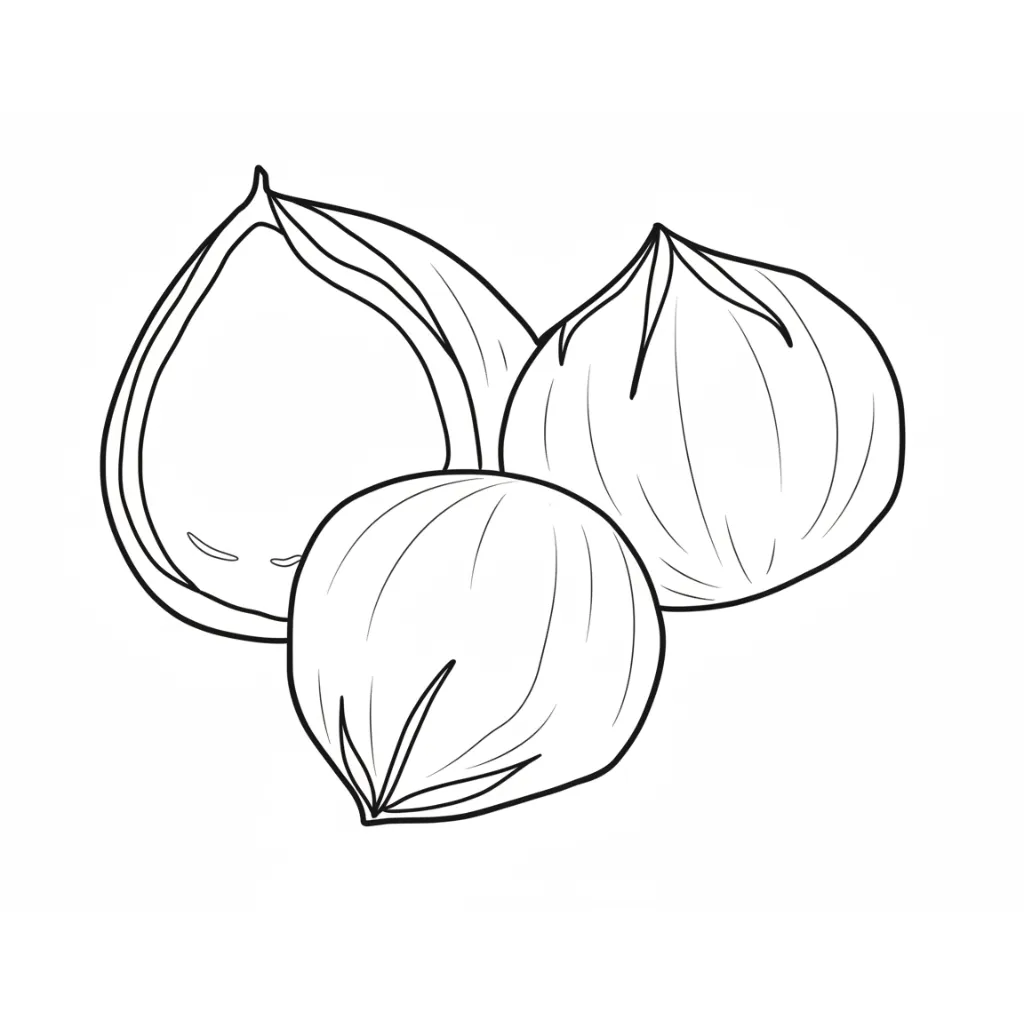 Castañas6 para colorear en línea