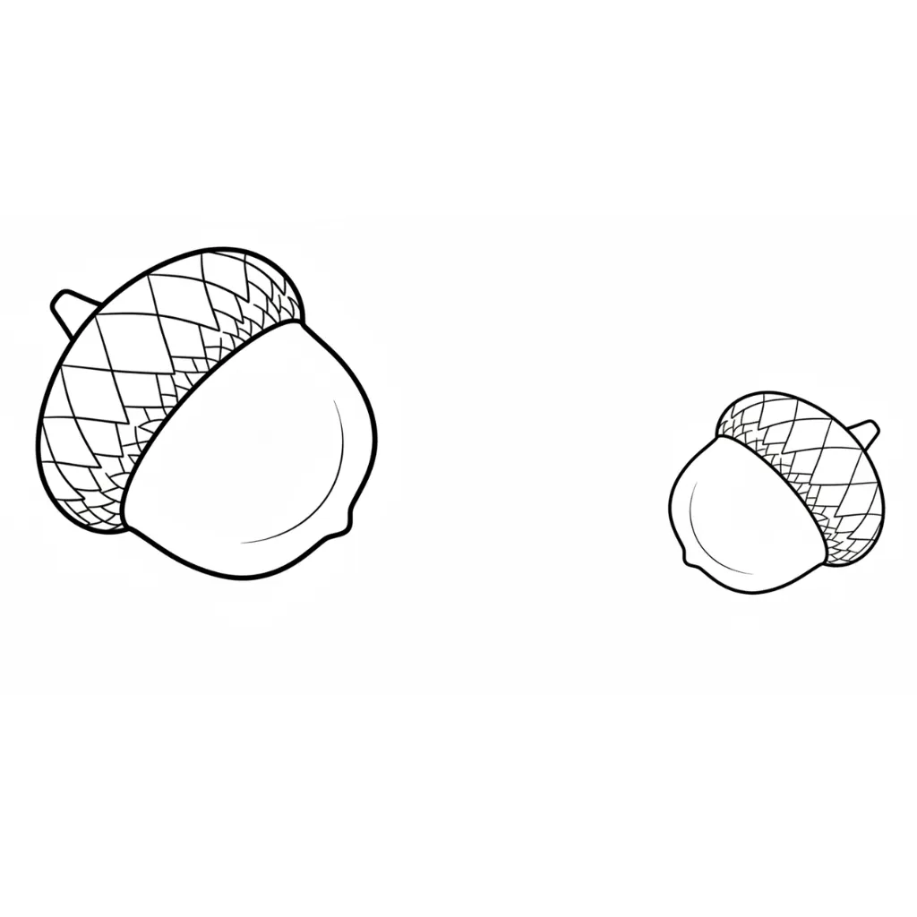 Castañas8 para colorear para imprimir