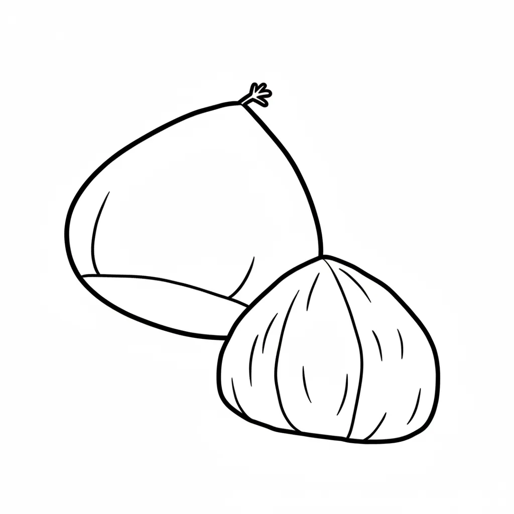 Castañas9 para colorear en línea gratis
