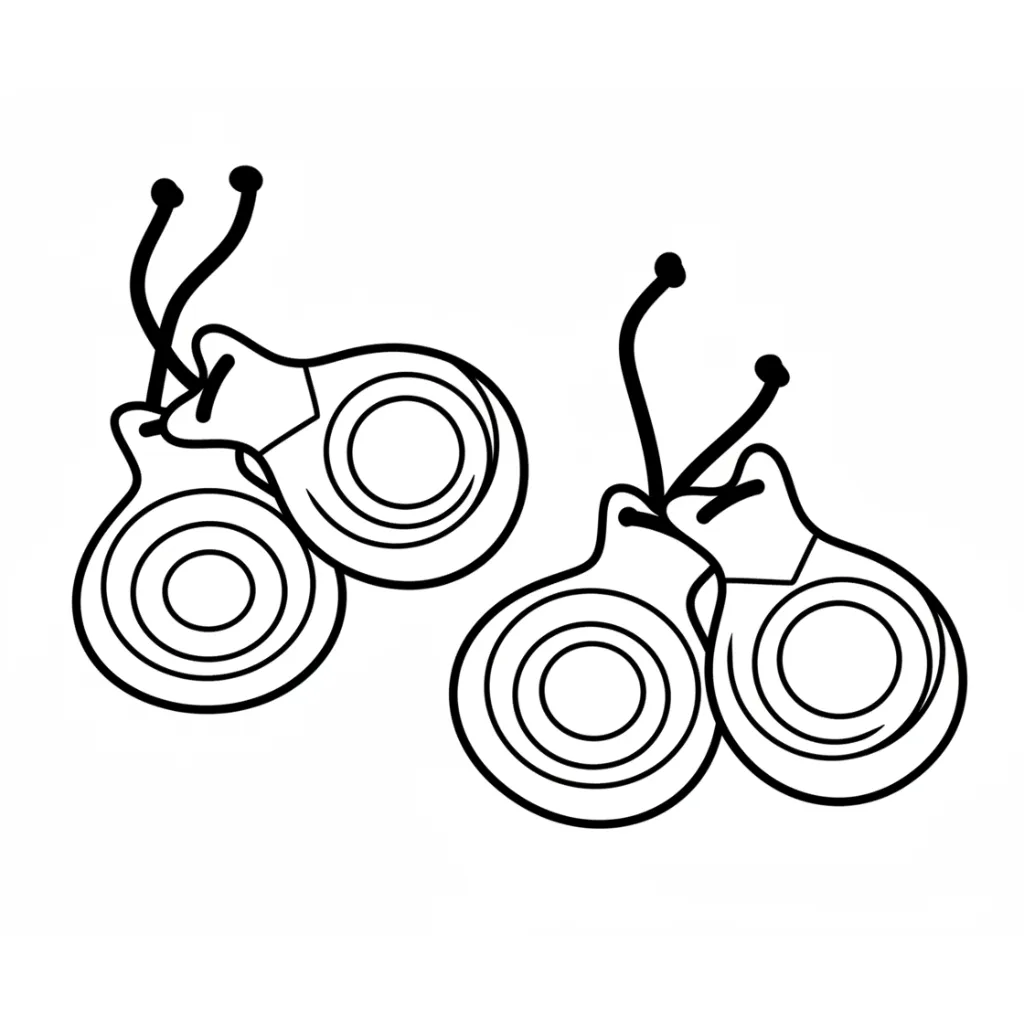 descargar Castañuelas 4 para colorear gratis