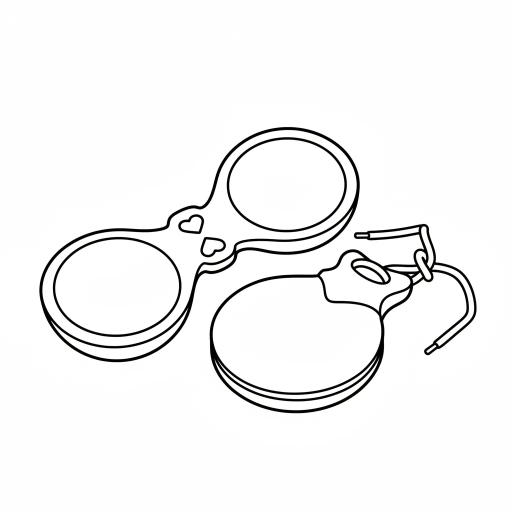 Castañuelas 9 para colorear educativo para niño