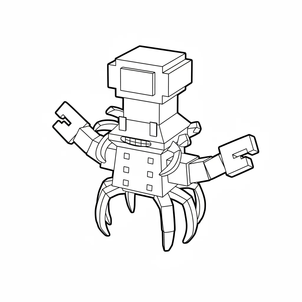 Chef Crabracadabra para colorear y dibujos