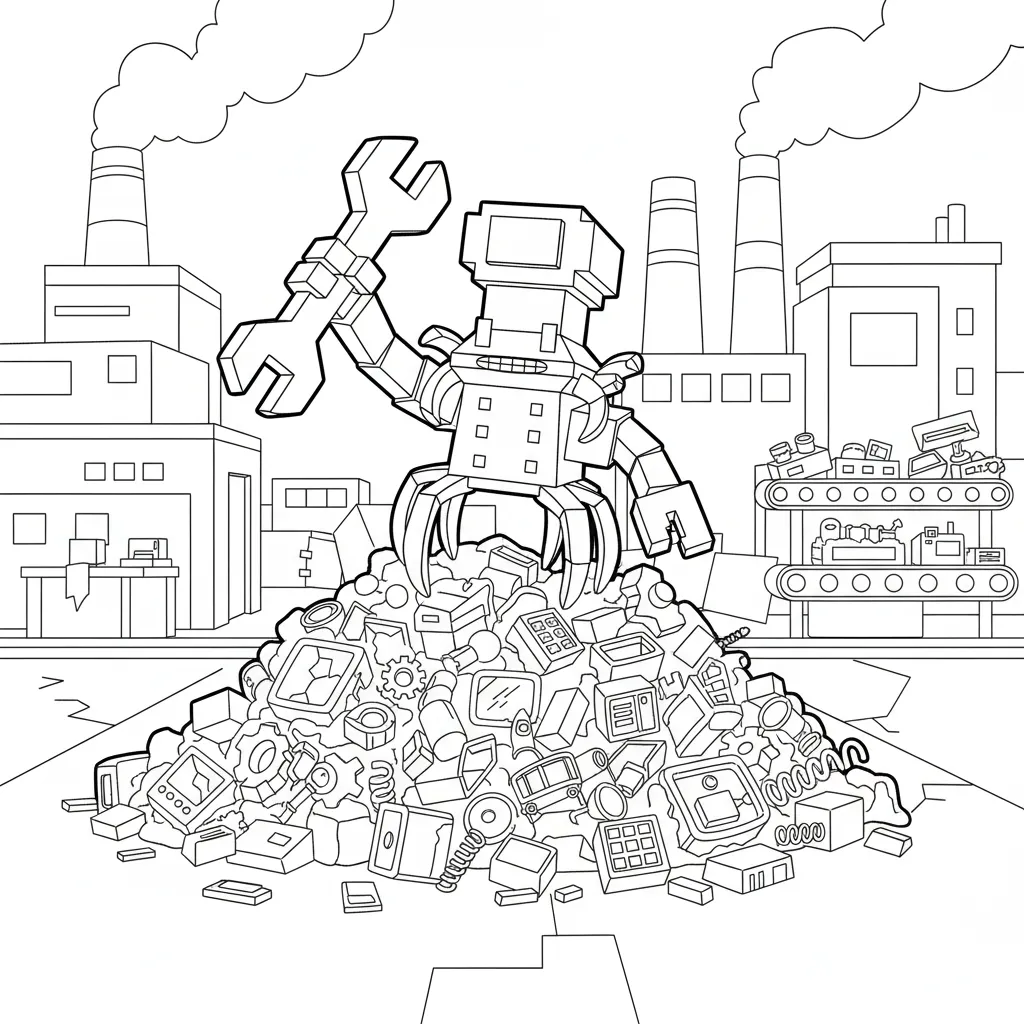 imagen para colorear Chef Crabracadabra niño 2