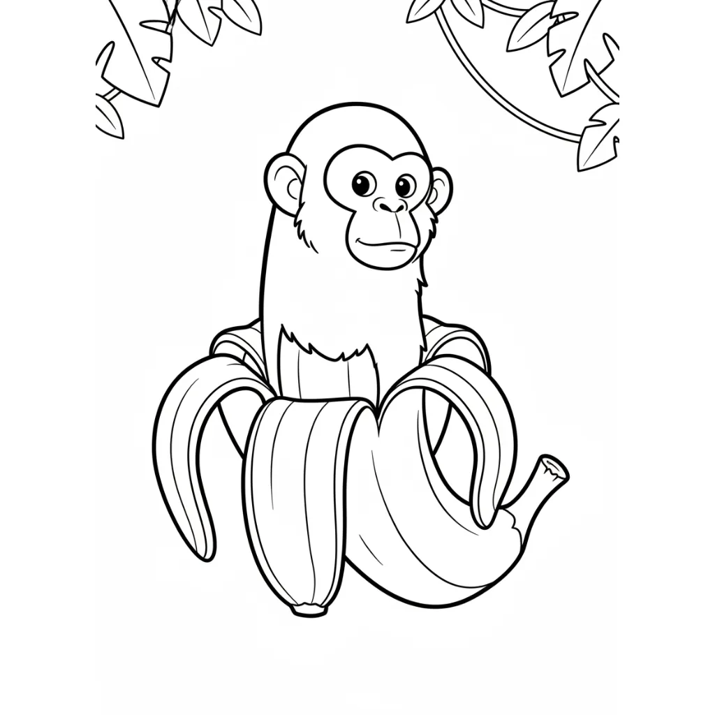 imprimir Chimpanzini Bananini5 para colorear gratis