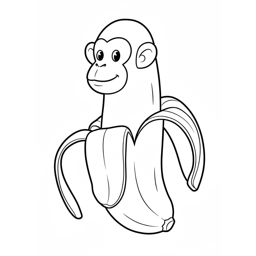 Chimpanzini Bananini6 para colorear de para niños