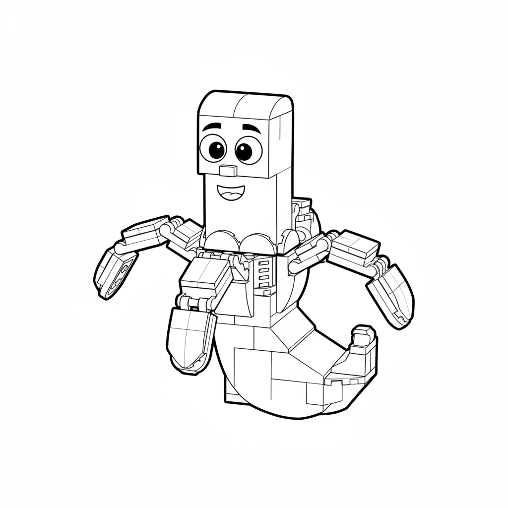 Chimpanzini Bananini7 para colorear para descargar