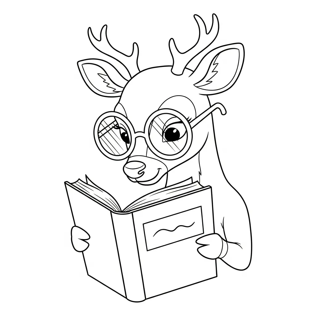 Ciervos para colorear en línea