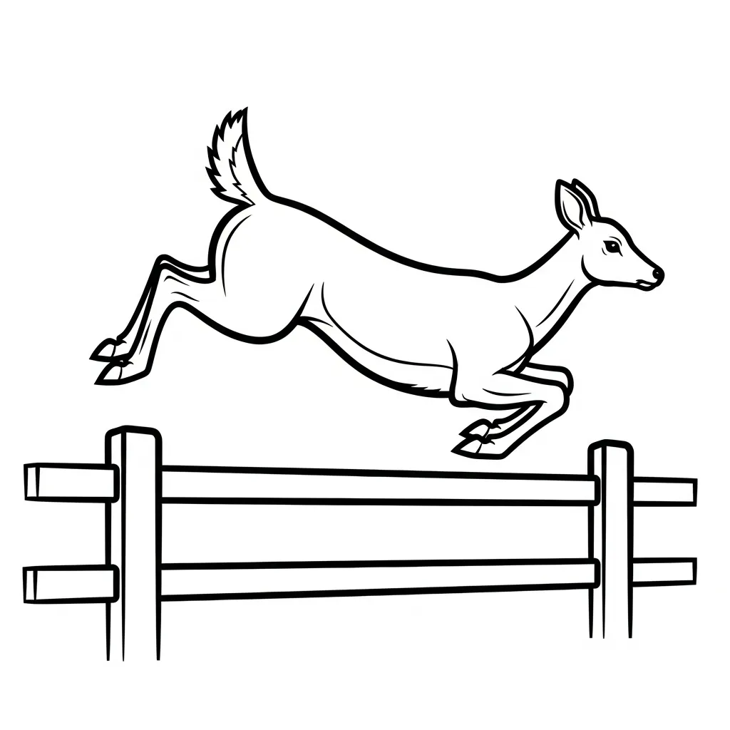 Ciervos para colorear para niño para imprimir gratis