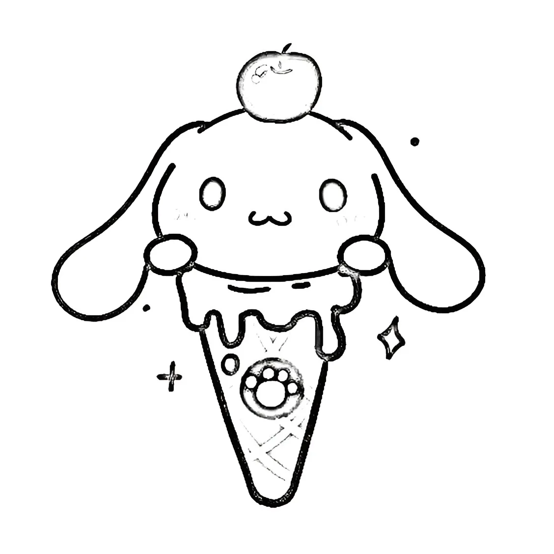 Cinnamoroll 10 para colorear y dibujo para imprimir