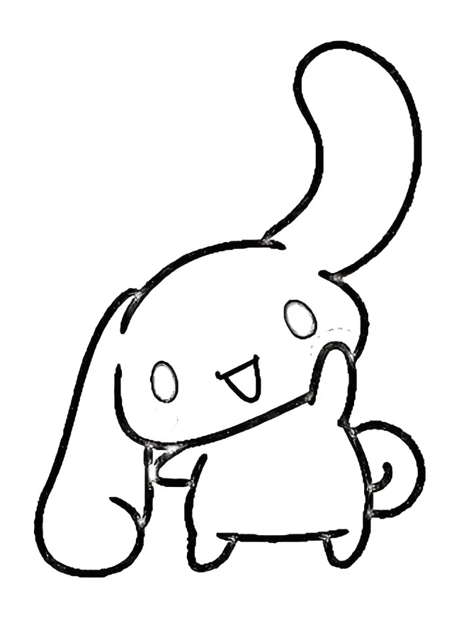 Cinnamoroll 13 para colorear gratis para niños