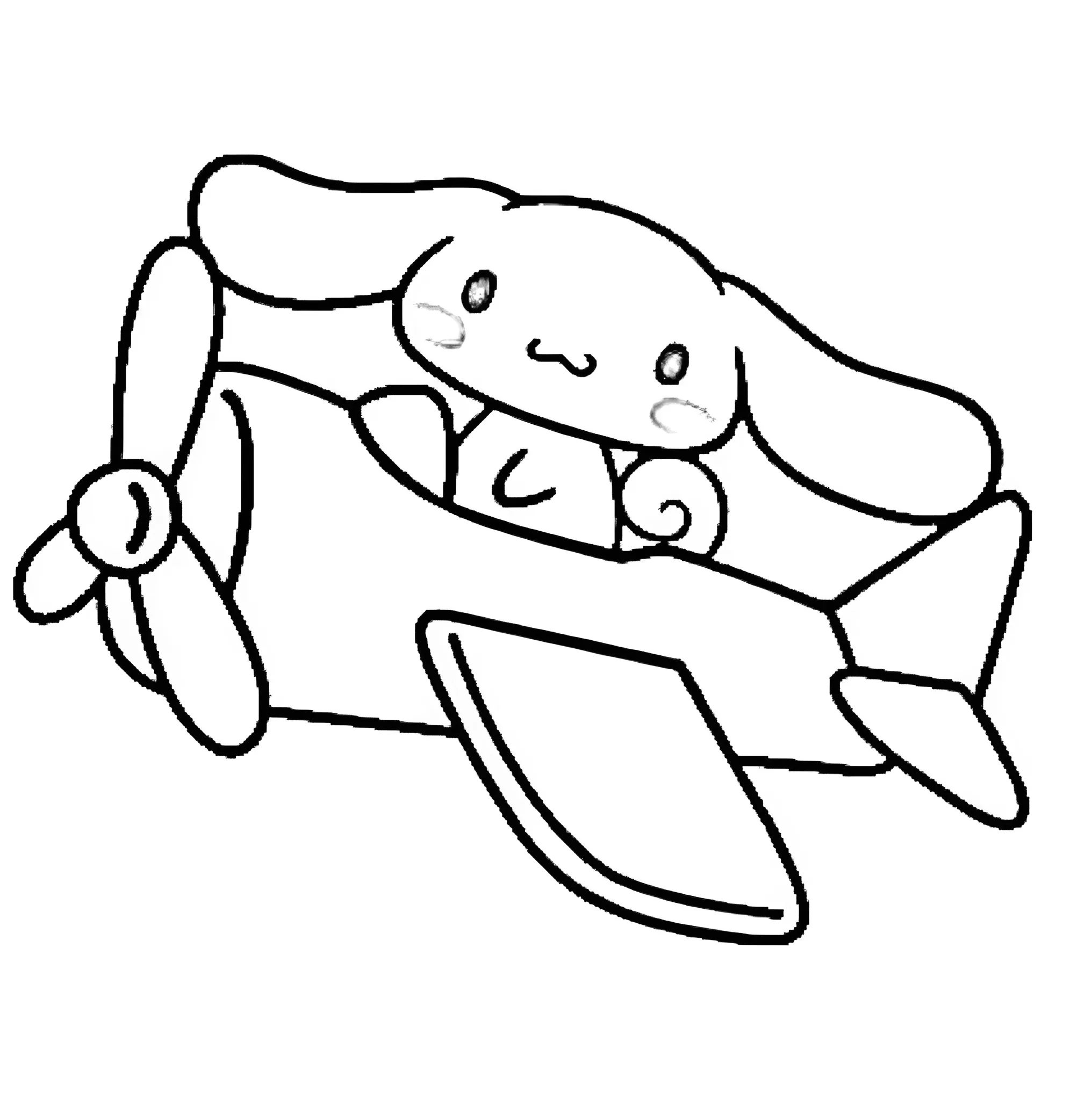 Cinnamoroll 15 para colorear para niño de para imprimir