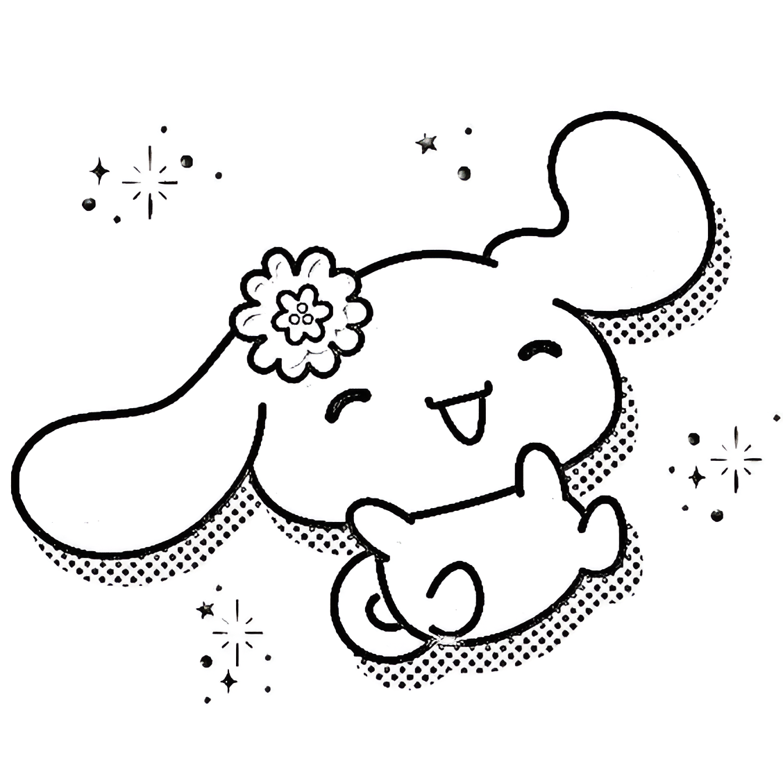 Cinnamoroll 21 para colorear gratis para imprimir