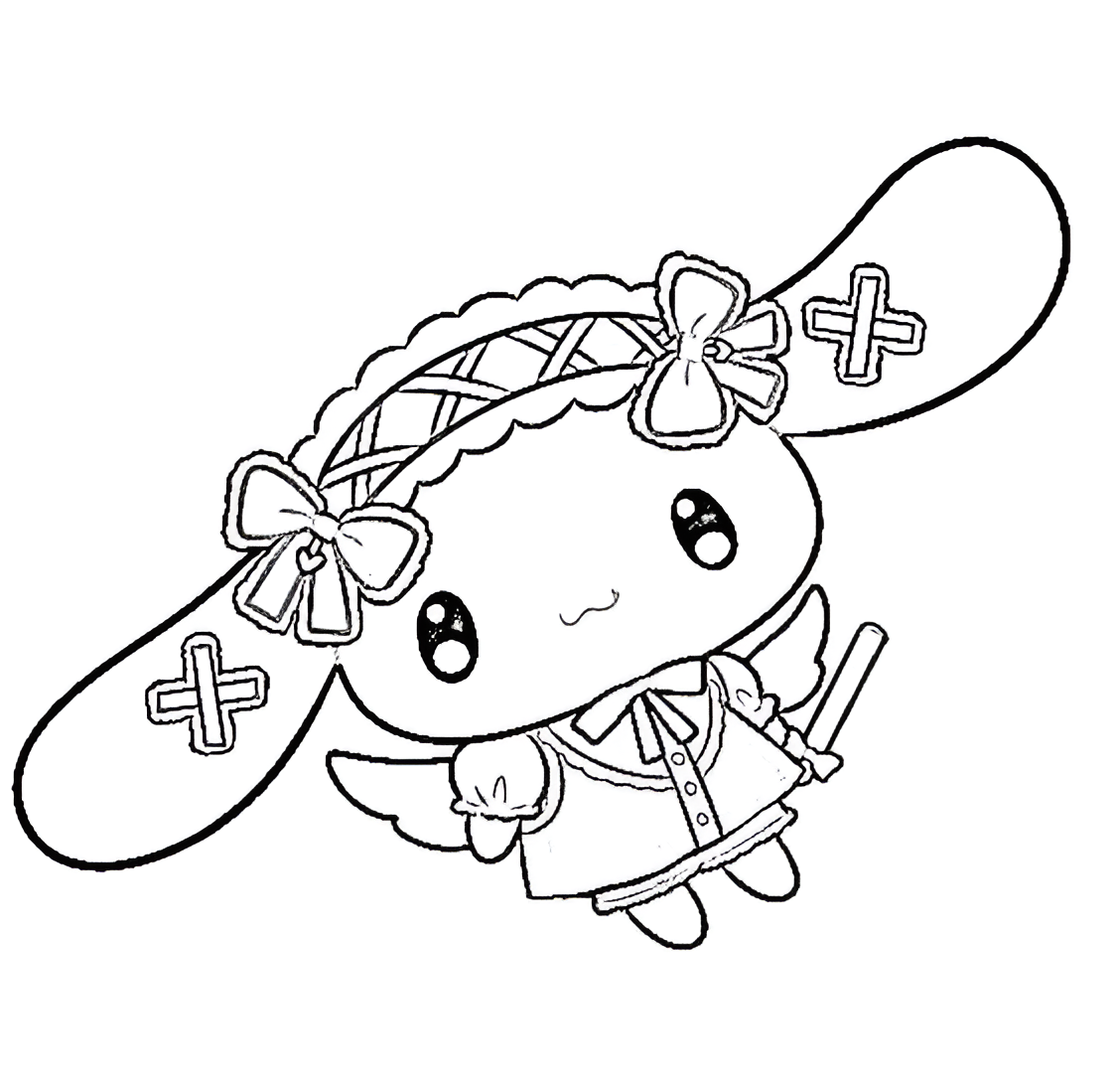 Cinnamoroll 23 para colorear en línea