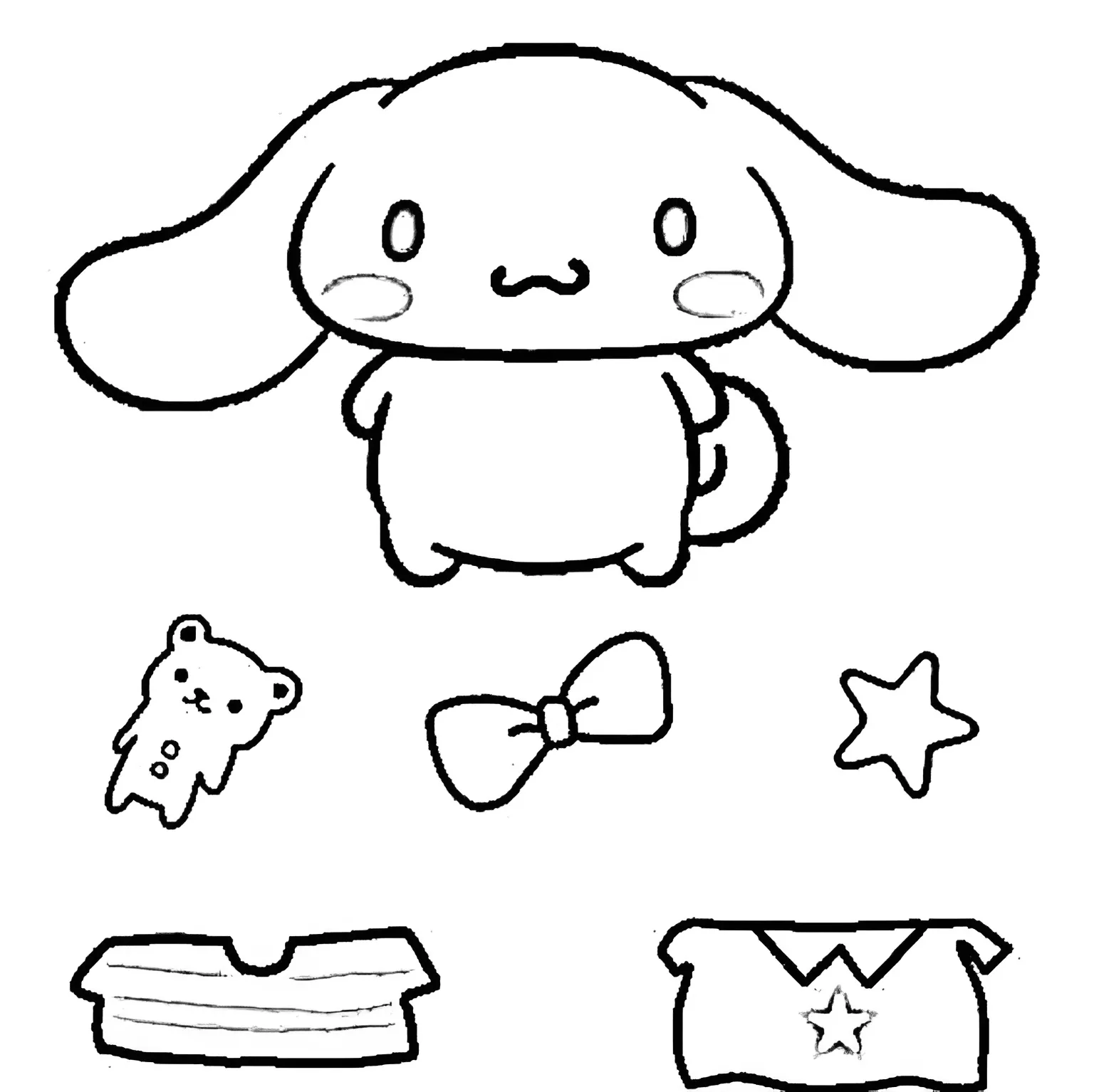 Cinnamoroll 3 para dibujar en línea